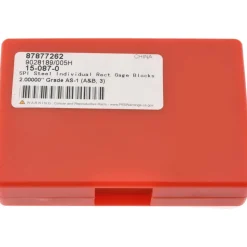 Rectangle Steel Gage Block: 2", Grade AS-1