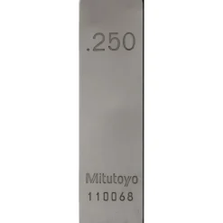 Rectangle Steel Gage Block: 0.25", Grade 0