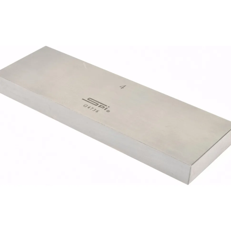 Rectangle Steel Gage Block: 4", Grade AS-1