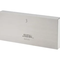Rectangle Steel Gage Block: 3", Grade AS-1