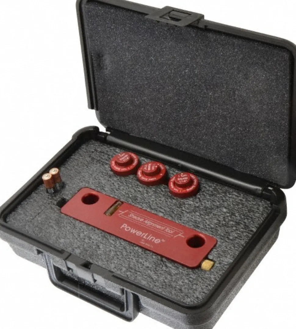 Red Beam Sheave Alignment System