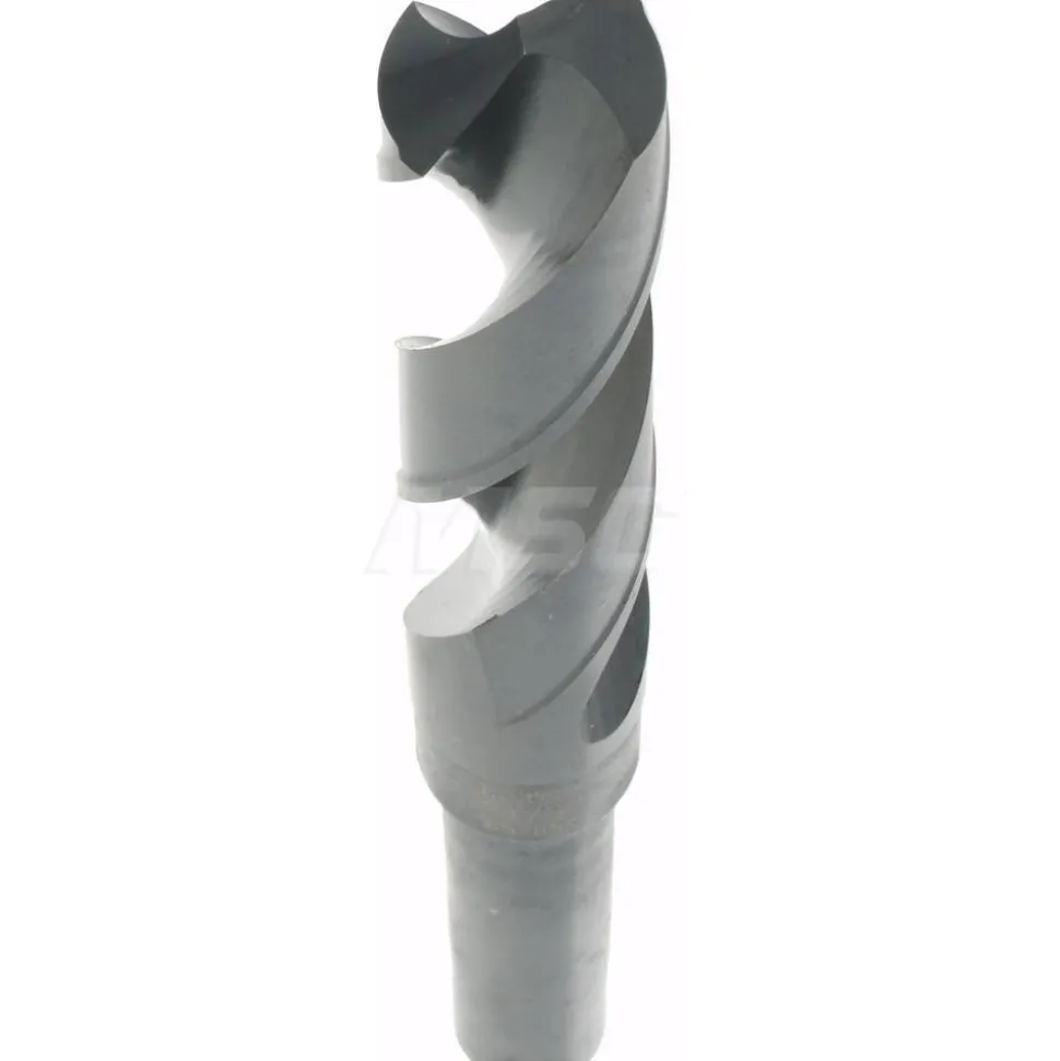 Reduced Shank Drill Bit: 21/32" Dia, 1/2" Shank Dia, 118 deg Point, High-Speed Steel