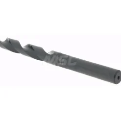 Reduced Shank Drill Bit: 17/32" Dia, 1/2" Shank Dia, 118 deg Point, High-Speed Steel