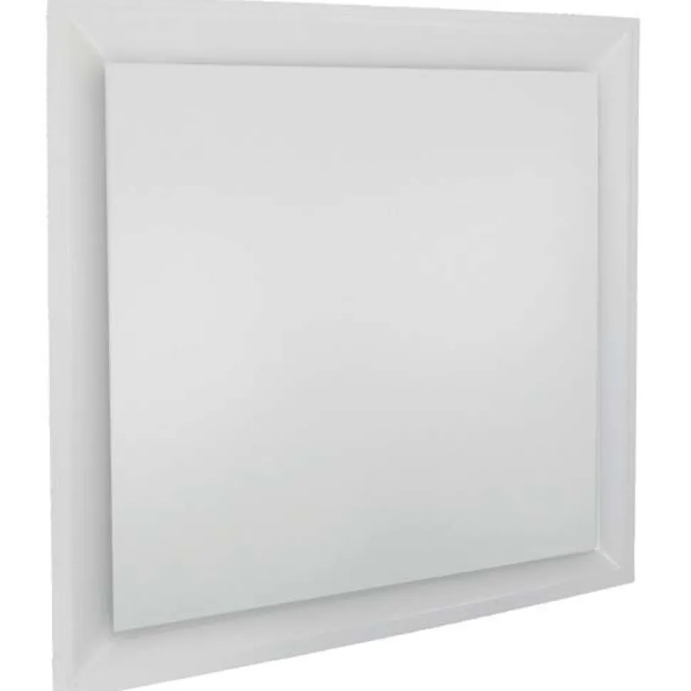 Registers & Diffusers: Type: Ceiling Diffuser; Style: Lay-In; Material: Plastic; Diameter (Decimal Inch): 8.0000
