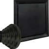 Registers & Diffusers: Type: Ceiling Diffuser; Style: Plaque; Material: Plastic