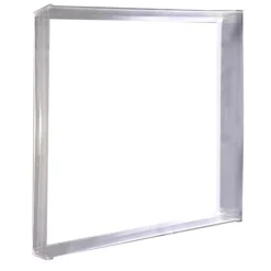 Registers & Diffusers: Type: Ceiling Diffuser Deflector; Style: Clear Linear; Material: Plastic