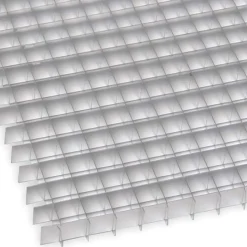Registers & Diffusers: Type: Eggcrate Panel; Style: Cubed Core; Material: Aluminum