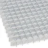 Registers & Diffusers: Type: Eggcrate Panel; Style: Cubed Core; Material: Aluminum
