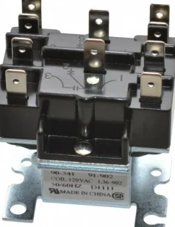 Relays: Type: Relay; Voltage: 120V; Temperature Range: -40 to 130