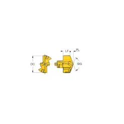 Replaceable Drill Tip: ICP0531 IC908, 0.5310
