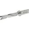 Replaceable-Tip Drill: 0.591 to 0.626" Dia, 2.95" Max Depth, 3/4" Weldon Flat Shank