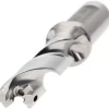 Replaceable-Tip Drill: 0.531 to 0.547" Dia, 2-3/4" Max Depth, 5/8" Flatted Shank