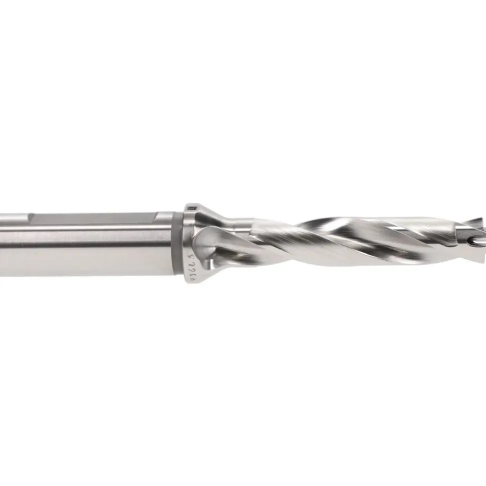 Replaceable-Tip Drill: 0.492 to 0.508" Dia, 2.55" Max Depth, 5/8" Flatted Shank