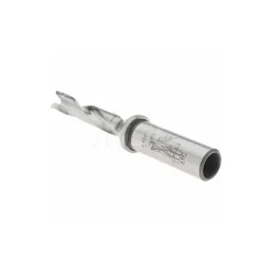Replaceable-Tip Drill: 0.433 to 0.449" Dia, 2.24" Max Depth, 5/8" Flatted Shank