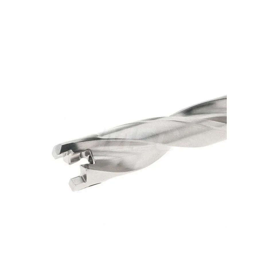 Replaceable-Tip Drill: 0.433 to 0.449" Dia, 2.24" Max Depth, 5/8" Flatted Shank