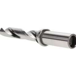 Replaceable-Tip Drill: 0.63 to 0.665" Dia, 3.15" Max Depth, 3/4" Straight-Cylindrical Shank