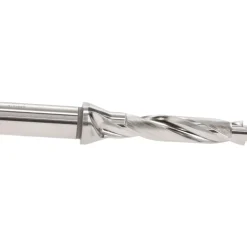 Replaceable-Tip Drill: 0.63 to 0.665" Dia, 3.15" Max Depth, 3/4" Straight-Cylindrical Shank