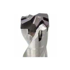 Replaceable-Tip Drill: 0.551 to 0.567" Dia, 1-3/4" Max Depth, 5/8" Flatted Shank