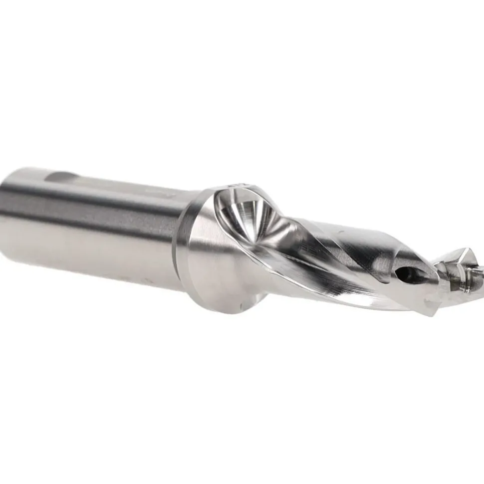 Replaceable-Tip Drill: 0.472 to 0.488" Dia, 1.41" Max Depth, 5/8" Weldon Flat Shank