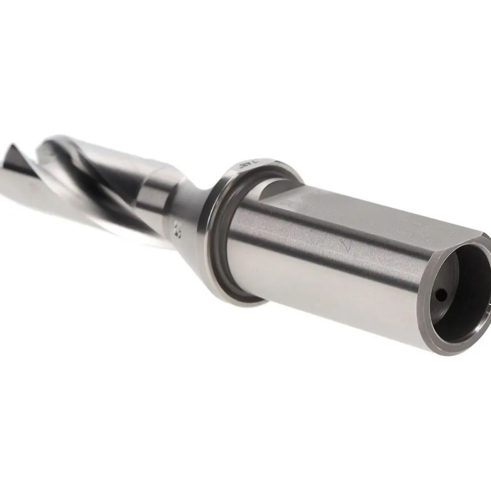 Replaceable-Tip Drill: 0.748 to 0.783" Dia, 2.24" Max Depth, 1" Weldon Flat Shank