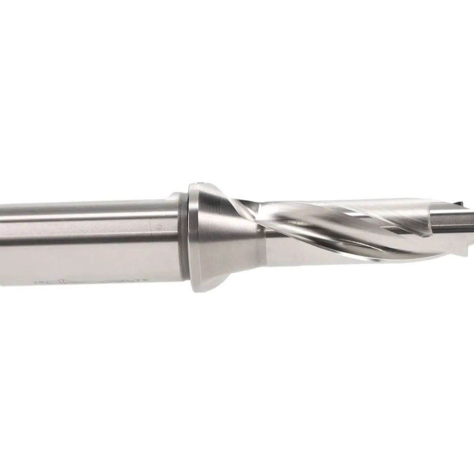 Replaceable-Tip Drill: 0.748 to 0.783" Dia, 2.24" Max Depth, 1" Weldon Flat Shank