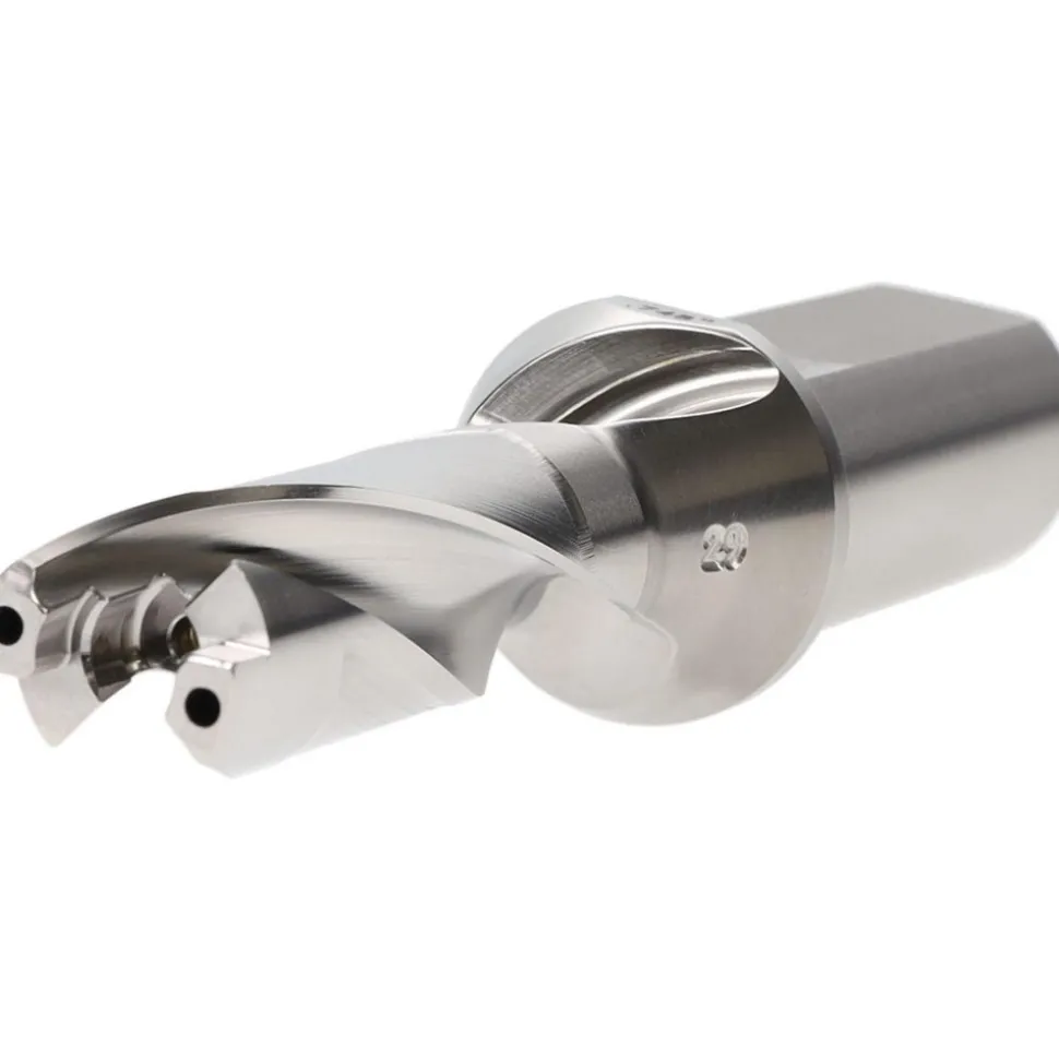 Replaceable-Tip Drill: 0.748 to 0.783" Dia, 2.24" Max Depth, 1" Weldon Flat Shank