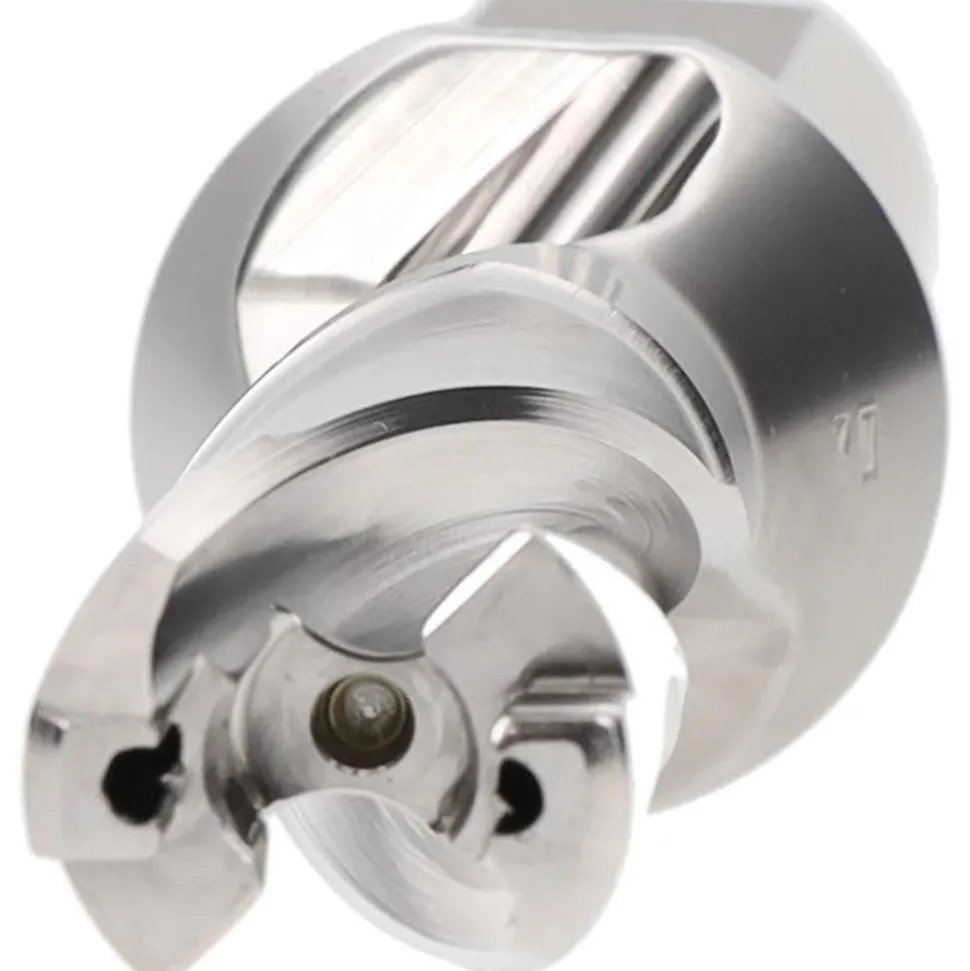 Replaceable-Tip Drill: 0.787 to 0.823" Dia, 2.36" Max Depth, 1" Weldon Flat Shank
