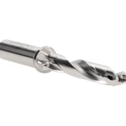 Replaceable-Tip Drill: 0.512 to 0.528" Dia, 2.56" Max Depth, 5/8" Weldon Flat Shank