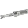 Replaceable-Tip Drill: 0.315 to 0.331" Dia, 1.57" Max Depth, 1/2" Weldon Flat Shank