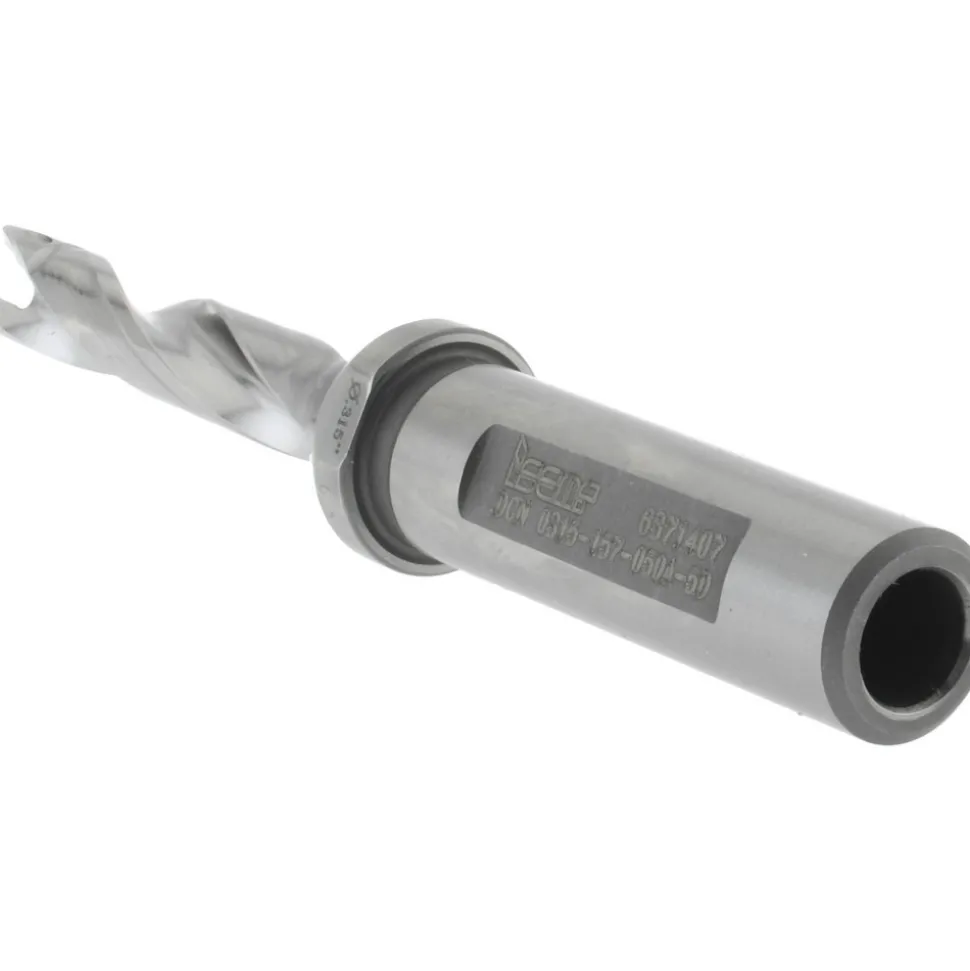 Replaceable-Tip Drill: 0.315 to 0.331" Dia, 1.57" Max Depth, 1/2" Weldon Flat Shank