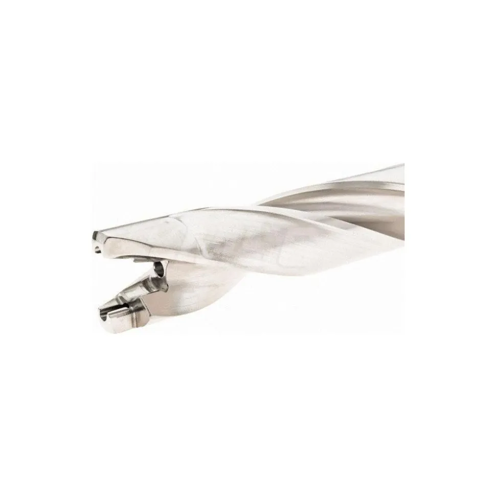 Replaceable-Tip Drill: 0.787 to 0.823" Dia, 3.94" Max Depth, 1" Weldon Flat Shank