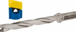 Replaceable-Tip Drill: 0.669 to 0.705" Dia, 5.35" Max Depth, 3/4" Weldon Flat Shank