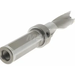 Replaceable-Tip Drill: 23.81 to 24 mm Dia, 72 mm Max Depth, 25.4 mm Weldon Flat Shank