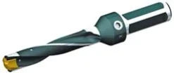 Replaceable-Tip Drill: 17.46 to 17.96 mm Dia, 90 mm Max Depth, 19.05 mm Weldon Flat Shank