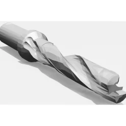 Replaceable-Tip Drill: 28.58 to 29.08 mm Dia, 150 mm Max Depth, 31.75 mm Weldon Flat Shank
