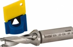 Replaceable-Tip Drill: 12 to 12.4 mm Dia, 36 mm Max Depth, 16 mm Straight-Cylindrical Shank