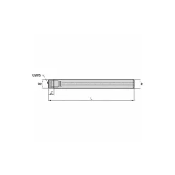 Replaceable Tip Milling Shanks: Shank Type: Cylindrical; Shank Diameter (Inch): 3/4