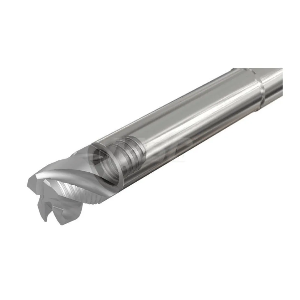 Replaceable Tip Milling Shank: Series Multimaster, 0.6" Projection, 0.312" 90 ° Stepped Shank