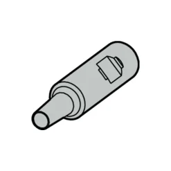 Replaceable Tip Milling Shank: Series Minimaster, 45 mm Projection, 3/4" 87 ° Shank