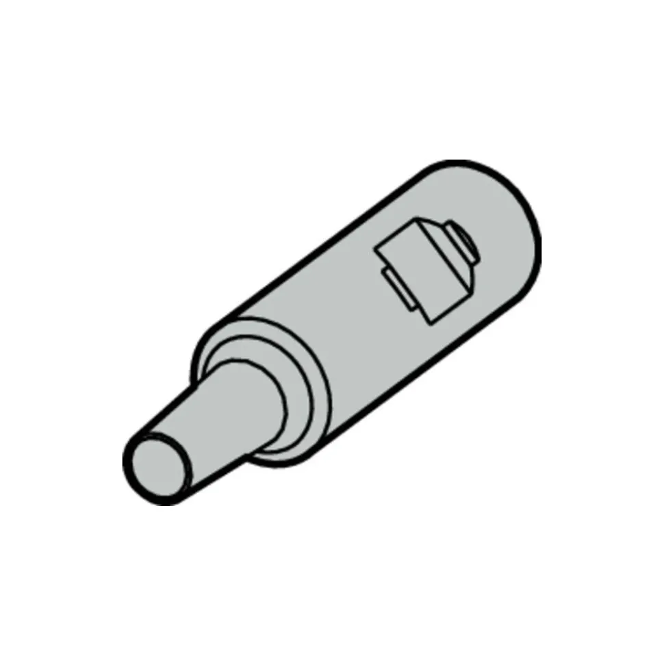 Replaceable Tip Milling Shank: Series Minimaster, 45 mm Projection, 3/4" 87 ° Shank