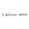 Replaceable Tip Milling Shank: Series Multimaster, 3/8" 90 ° Shank