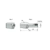 Replaceable Tip Milling Shank: Series Multimaster, 50 mm Projection