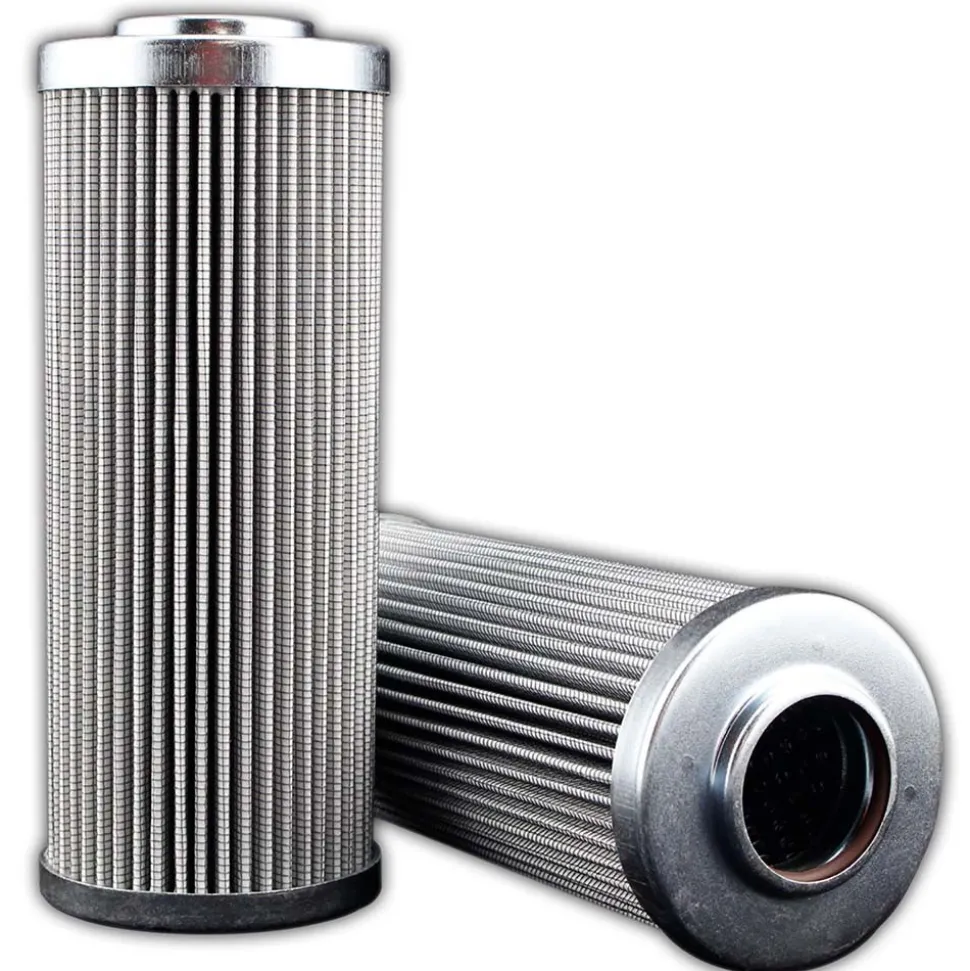 Replacement/Interchange Hydraulic Filter: Microglass, 10 Micron