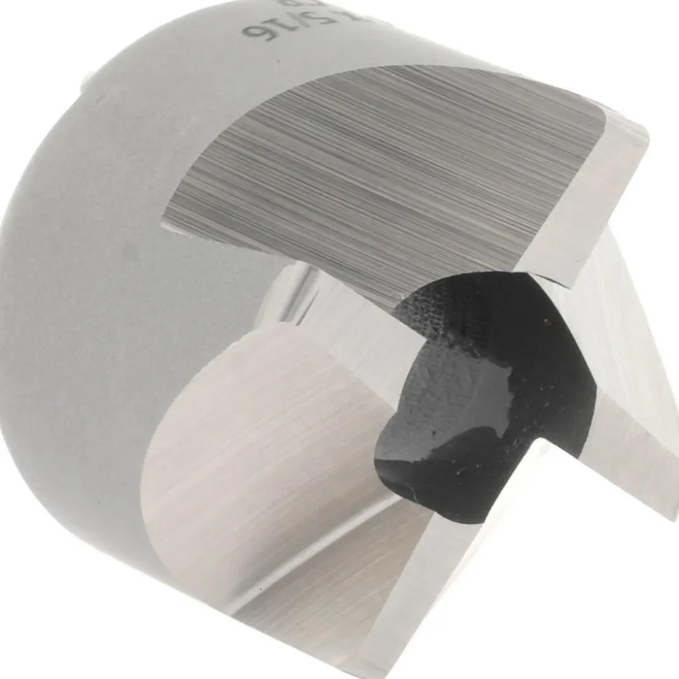 Reverse Counterbore: 3/4" Dia, 5/16" Pilot Hole, 4 Flutes, High Speed Steel