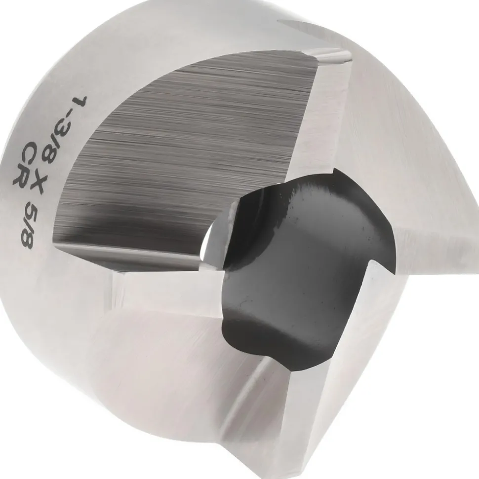 Reverse Counterbore: 1-3/8" Dia, 5/8" Pilot Hole, 4 Flutes, High Speed Steel