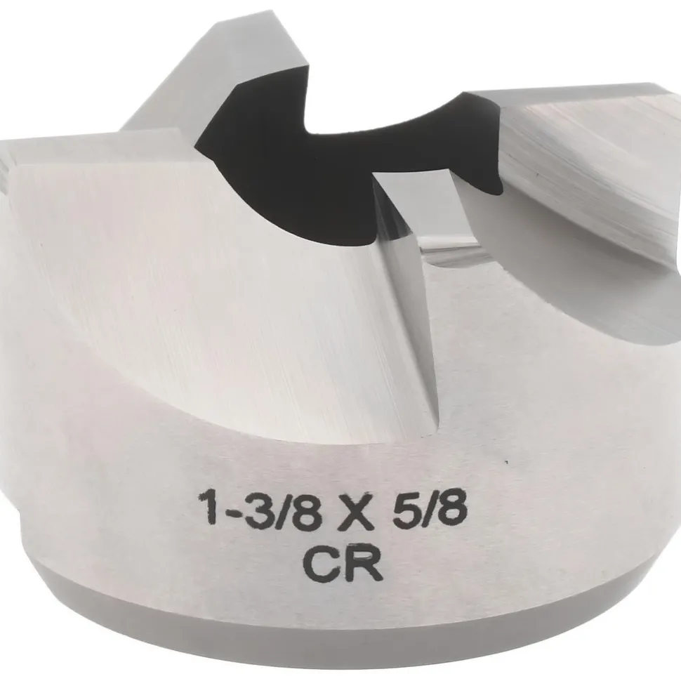 Reverse Counterbore: 1-3/8" Dia, 5/8" Pilot Hole, 4 Flutes, High Speed Steel