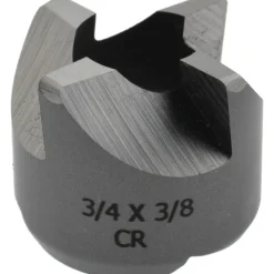 Reverse Counterbore: 3/4" Dia, 3/8" Pilot Hole, 4 Flutes, High Speed Steel