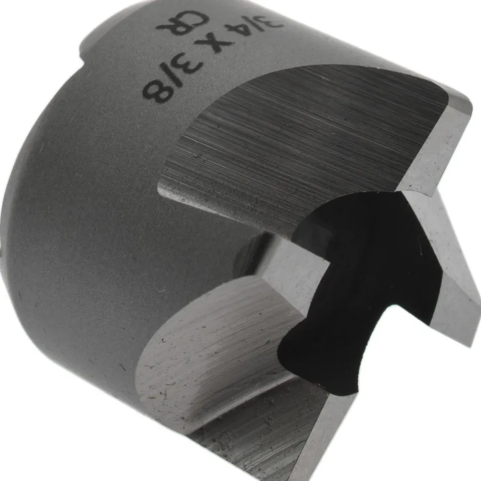 Reverse Counterbore: 3/4" Dia, 3/8" Pilot Hole, 4 Flutes, High Speed Steel