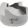 Reverse Counterbore: 1" Dia, 1/2" Pilot Hole, 4 Flutes, High Speed Steel