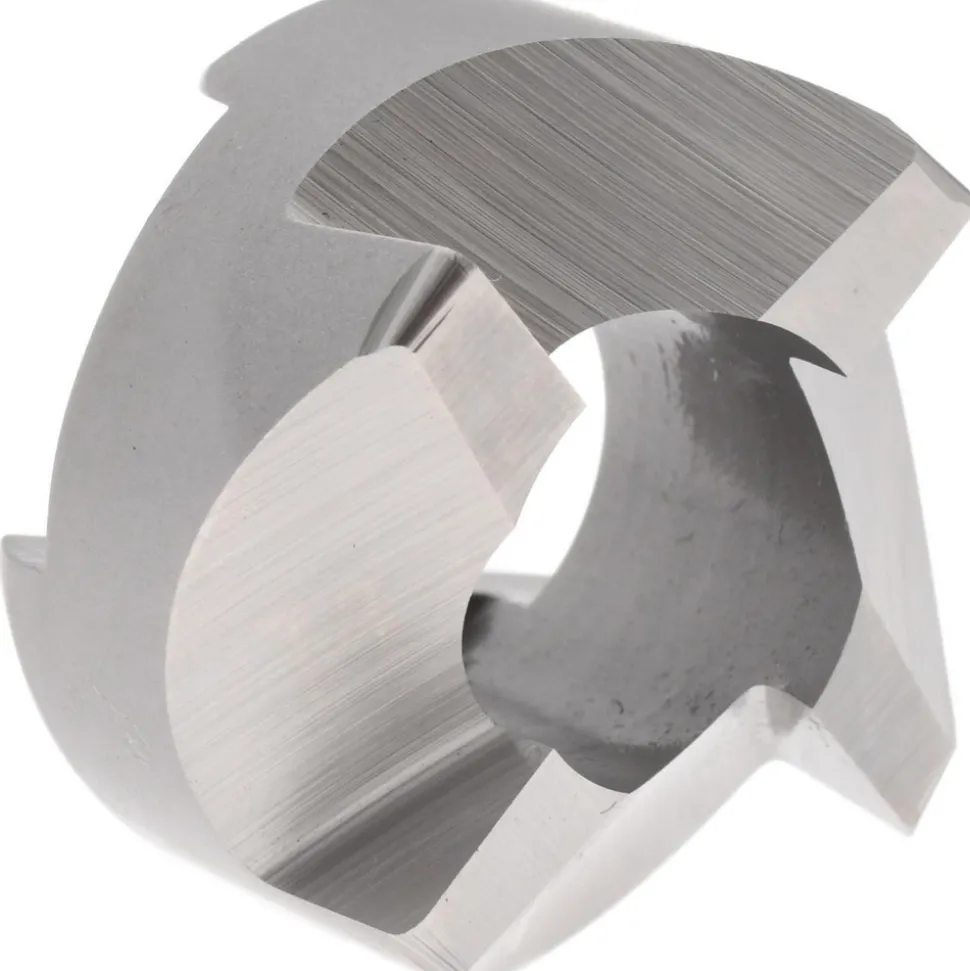 Reverse Counterbore: 1" Dia, 1/2" Pilot Hole, 4 Flutes, High Speed Steel